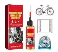 Lubricante para máquinas - para automóviles y equipos de 60 ml, lubricante versátil para piezas metálicas, cadenas de bicicletas, cerraduras, motocicletas | Soporte de mantenimiento para el cui