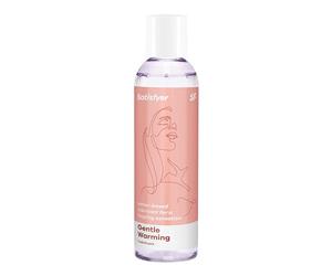 Lubricante Satisfyer Gentle Warming | A base de agua y compatible con preservativos | Calentador y calmante | Botella de gel de 150 ml | Ideal para momentos íntimos y juguetes sexuales para mujeres