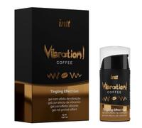 Lubricante Vibrador Líquido 15ML| Sabores Vibrantes | Gel estimulante | Besable, Efecto Sensitivo, Fácil Aplicación, Práctico Dosificador | siente el cosquilleo (Café)