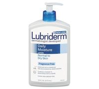 Lubriderm Daily Moisture Lotion, Normal to Dry Skin, Fragrance Free, 16 oz, 2 Pack by Lubriderm