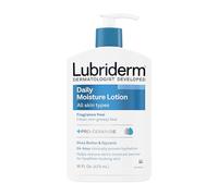 Lubriderm Loción corporal humedad daily-fragancia libre normal a seca loción para la piel Humedad diaria Paquete de 1-16 onza