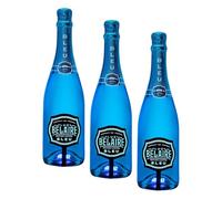 Luc Belaire Blue Champagne, 750 ml (Paquete de 3)