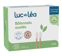 Luc Et Lea Bastoncillos de Algodón Varilla de Bambú 200 uds