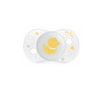 Luc Et Léa Chupete de Silicona Simétrica Pato Recién Nacido Amarillo 0-2 Meses