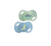 Luc Et Lea Collection Chupete Extra-Fino 6-18 M C4 Dino 2 uds