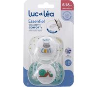 Luc Et Léa Essentiel Confort+ Chupete Anatómico 6-18M E3 2 uds