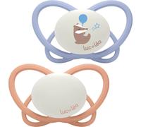 Luc Et Léa Physio Air Night Duo Chupete 6-18 M P8 2 uds