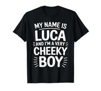 Luca Funny Joke Humor Hombres Hermano Tío Hijo Amigo Chico Camiseta