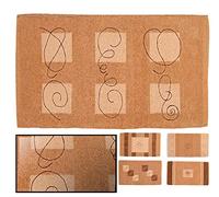 LUCA HOME - Alfombra Interior Alcobassa Dibujos 60x110cm Fabricada 100% algodón Muy Absorbente, Alfombrilla Interior Habitación, Salón, Baño, Dormitorio, Cocina..