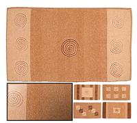 LUCA HOME - Alfombra Interior Alcobassa Espiral 60x110cm Fabricada 100% algodón Muy Absorbente, Alfombrilla Interior Habitación, Salón, Baño, Dormitorio, Cocina..