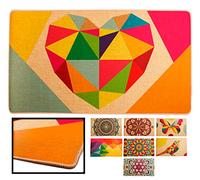 LUCA HOME - Alfombrilla Pasillo NERÓN Corazon 40x70cm - Antideslizante Alfombra - Tapetes para Sala - Alfombra Salon, felpudos de Interior, alfombras Pasillo