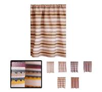 LUCA HOME Cortina para Puerta de algodón y poliéster Reciclado - 155x220cm - Cortinas Eco Multifuncional para Exteriores e Interiores - Cortinas Etnica, Bohemia, Alpujarreña (Crudo)