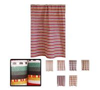 LUCA HOME Cortina para Puerta de algodón y poliéster Reciclado - 155x220cm - Cortinas Eco Multifuncional para Exteriores e Interiores - Cortinas Etnica, Bohemia, Alpujarreña (Verde)