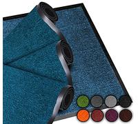 LucaHome - Felpudo Entrada casa 40x60cm Azul 2 unds - Alfombra Antideslizante Lavable para Puerta de Entrada, Cocina y Pasillo - Felpudo Exterior e Interior - Tapetes Originales Entrada casa