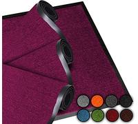 LUCA HOME - Felpudo Entrada casa 60x180cm Burdeos - Alfombra Antideslizante Lavable para Puerta de Entrada, Cocina y Pasillo - Felpudo Exterior e Interior - Tapetes Originales Entrada casa