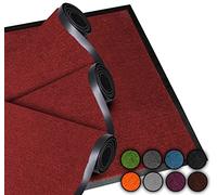 LUCA HOME - Felpudo Entrada casa 60x180cm Rojo 2 unds - Alfombra Antideslizante Lavable para Puerta de Entrada, Cocina y Pasillo - Felpudo Exterior e Interior - Tapetes Originales Entrada casa