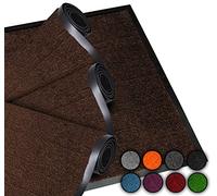 LUCA HOME - Felpudo Entrada casa 60x80cm Marron 2 unds - Alfombra Antideslizante Lavable para Puerta de Entrada, Cocina y Pasillo - Felpudo Exterior e Interior - Tapetes Originales Entrada casa