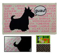 LUCA HOME - Felpudo para Mascotas Antideslizante Muy Absorbente, Felpudo Perro Guau 40x70cm Moqueta, Felpudo para Interior