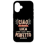 Luca Idea Regalo Personalizzata Nome Divertente Carcasa para iPhone 16