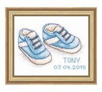 Luca-S B1138 Zapatos de bebé - Kit de punto de cruz