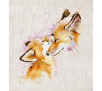 Luca-S B2312 - Kit de punto de cruz, algodón, multicolor, 20 x 22,5 cm