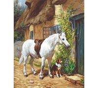 Luca-S B572 - Juego de punto de cruz, algodón, 42,5 x 34 cm, multicolor