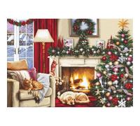 LUCAS Embroidery Kits Kit de Punto de Cruz, Multicolor, 27x25cm