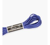 Luca-S Hilo de algodón trenzado para bordado a mano, madejas de 8 metros, color 156 / DMC 3807 / Anchor 122, hilo de bordar, hilo de punto de cruz