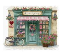 Luca-S kit de punto de cruz contado "The Little Gift Shop", 26x21cm