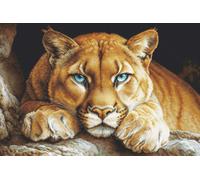 Luca-S kit de punto de cruz contado "The Wild Spirit", 48x32cm, DIY