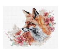 Luca-S Kit de punto de cruz The Sly Fox, BM3020, kit de punto de cruz para adultos, kit de costura y bordado