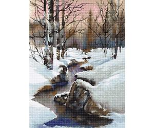 Luca-S Winter - Patrón de costura para cuadros (22 x 29,5 cm), diseño de invierno