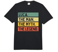 Luca The Man The Myth The Legend - Cita Personalizada Divertida Comfort Colors Adult Heavyweight T-Shirt