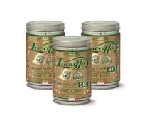 Lucaffè - 3 latas, 66 cafe capsulas compatibles con Nespresso, Crema Caffè Bio | Tueste medio | Sabor dulce y cremoso | Aroma intenso, envolvente | Comercio Justo