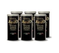 Lucaffé - 6 latas de café en grano natural Mr. Exclusive 100% Arabica, 500 Gr | Café en grano de especialidad italiana para espresso | Tueste medio | Sabor dulce y cremoso | Aroma intenso y envolvente