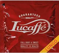 Lucaffè - Cafe capsulas ESE 44 mm, Classic Long, pack de 150 monodosis compostables en papel para cafetera, Espresso Italiano | Tueste medio