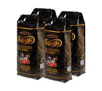Lucaffé - Cafe en grano natural Mr. Exclusive 100% Arabica, 4 bolsas de 1 Kg | Café en grano de especialidad italiana para espresso | Tueste medio | Sabor dulce y cremoso | Aroma intenso y envolvente