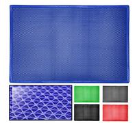 LucaHome - Alfombra de baño higiénica Ideal para Piscinas, vestuarios, baños | Estera de Suelo con Orificio de Drenaje Fabricada PVC Antideslizante (Azul XL)