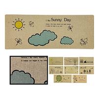 LucaHome - Alfombra Pasillo casa Verona Sunny Day 50x130, Antideslizante Alfombra, tapetes para Sala, Alfombra Salon, felpudos de Interior, alfombras Pasillo