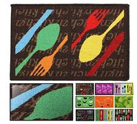 LucaHome - Felpudo Cocina Moqueta Antideslizante Muy Absorbente, Cuchara 40x60 cm, para Interior, Lavable en Lavadora