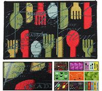 LucaHome - Felpudo Cocina moqueta Antideslizante Muy Absorbente, Felpudo Colours 50x130 cm, Felpudo para Interior, Lavable en Lavadora