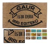 LucaHome - Felpudo Coco 40x70 Antideslizante, Felpudo Entrada casa Irri egiteko, felpudos Entrada casa, tapete Interior o Felpudo Exterior