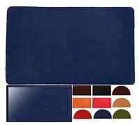 LucaHome - Felpudo de Coco Sintetico 40x70cm Azul con Base Antideslizante, Felpudo de Coco Liso. Felpudo Absorbente Entrada casa, Ideal para Puerta Exterior o Pasillo