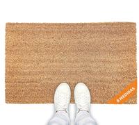 LucaHome - Felpudo Entrada casa 60x100cm - Felpudo Coco Liso con Base Antideslizante - Exterior e Interior - fácil de Limpiar - Resistente para hogar, Oficina, terraza y jardín