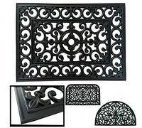 LucaHome - Felpudo Entrada Casa Toledo 45x75cm Rectangular Antideslizante | Premium, Fácil Limpieza, Absorbente Acolchado | Para Exterior e Interior