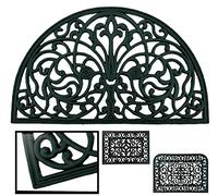 LucaHome - Felpudo Entrada Casa Toledo 45x75cm Semiluna Antideslizante | Premium, Fácil Limpieza, Absorbente Acolchado | para Exterior e Interior