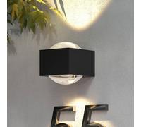 Lucande Almos aplique LED exterior angular 2 luces