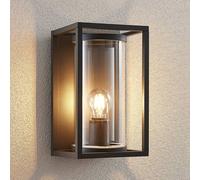 Lucande aplique de exterior Brienne, 30 cm, antracita, metal