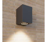 Lucande aplique de exterior Xava, downlight, antracita, GU10