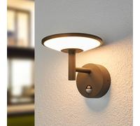 Lucande Aplique LED para exterior Fenia, sensor, IP54, antracita
